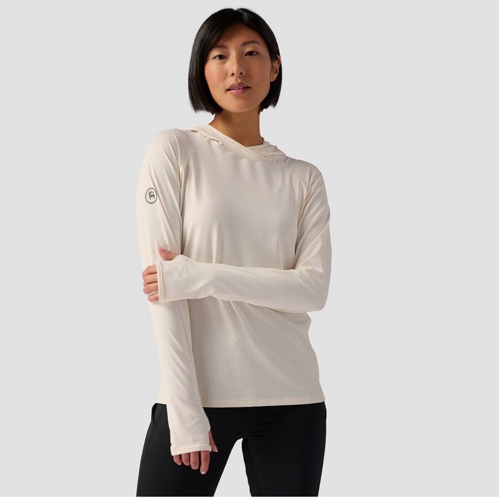 Backcountry Women’s Tahoe Sun Hoodie Small Fog Cream
